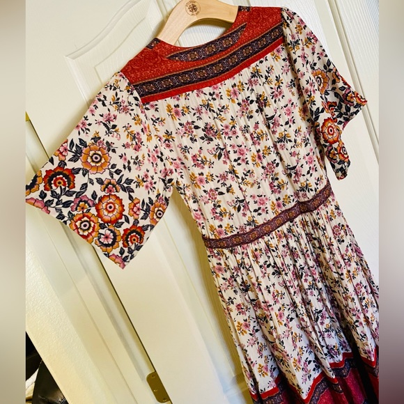 EUC Spell & The Gypsy Collective Rosewood Elle Gown Maxi Dress/Duster - Picture 13 of 17